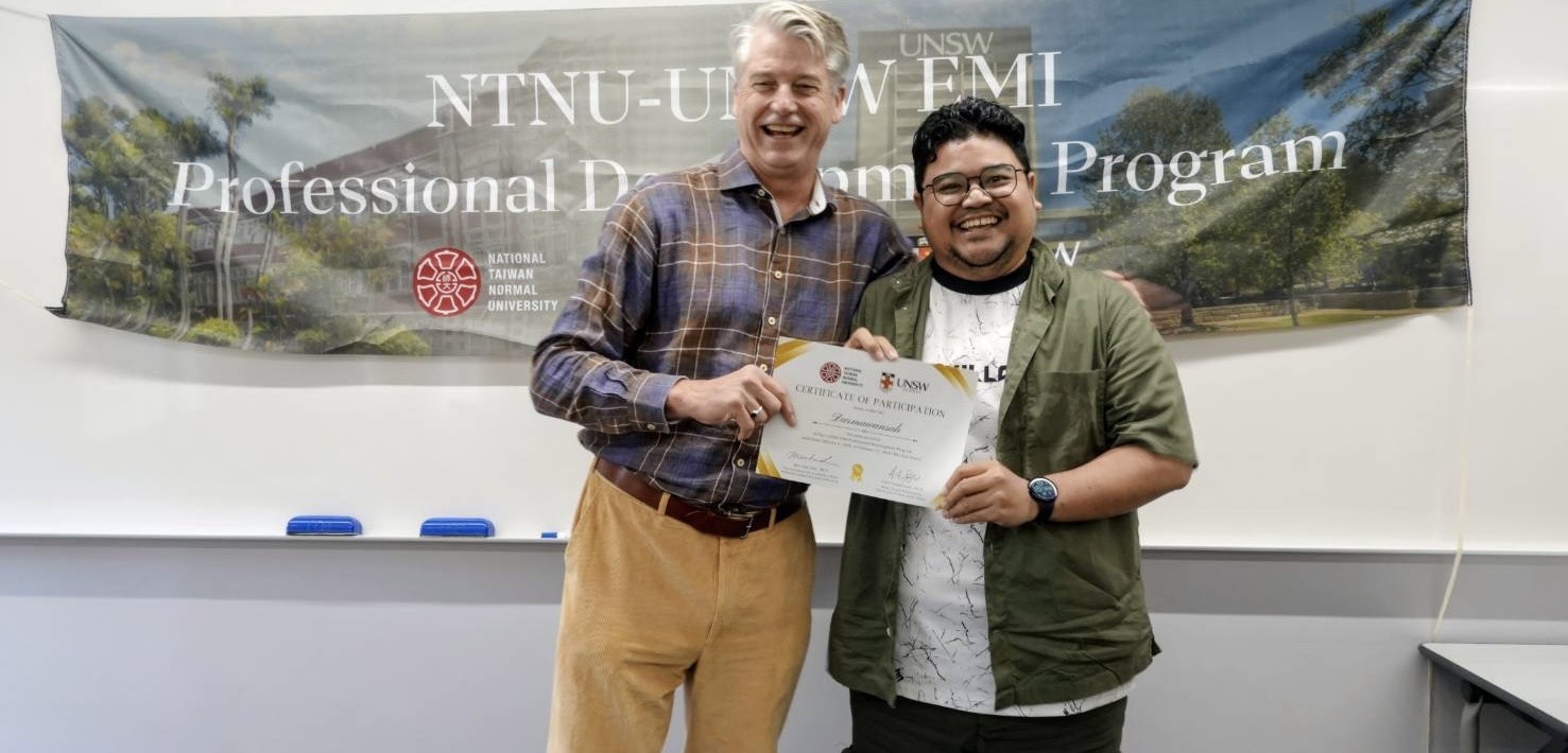 Link to .獲選教師 達馬萬 參與 2026年澳洲新南威爾斯大學EMI教師培訓課程
